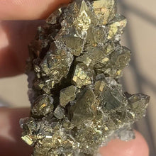 Load image into Gallery viewer, Marcasite on Calcite - The Crystal Connoisseurs
