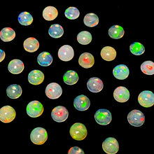 Load image into Gallery viewer, Ethiopian Opal Cabochons. Round, 5mm. - The Crystal Connoisseurs
