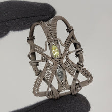 Load image into Gallery viewer, Jetpack - Oxidized Sterling Silver Wire Wrapped Pendant - The Crystal Connoisseurs
