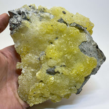 Load image into Gallery viewer, AAA Lemon Yellow Brucite, Cabinet Specimen. - The Crystal Connoisseurs
