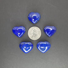 Load image into Gallery viewer, Lapis Lazuli Hearts. (M) - The Crystal Connoisseurs
