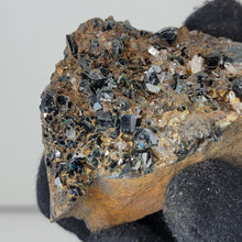 Load image into Gallery viewer, Lazulite and Smoky Quartz. - The Crystal Connoisseurs
