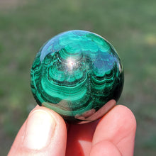 Load image into Gallery viewer, Malachite Sphere. 1.5&quot; - The Crystal Connoisseurs
