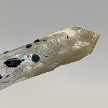 Load image into Gallery viewer, Twin Terminated Mongolian Quartz with Hematite Rosettes - The Crystal Connoisseurs
