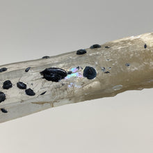 Load image into Gallery viewer, Twin Terminated Mongolian Quartz with Hematite Rosettes - The Crystal Connoisseurs

