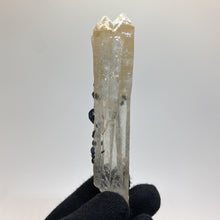 Load image into Gallery viewer, Twin Terminated Mongolian Quartz with Hematite Rosettes - The Crystal Connoisseurs
