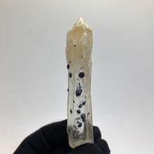 Load image into Gallery viewer, Twin Terminated Mongolian Quartz with Hematite Rosettes - The Crystal Connoisseurs
