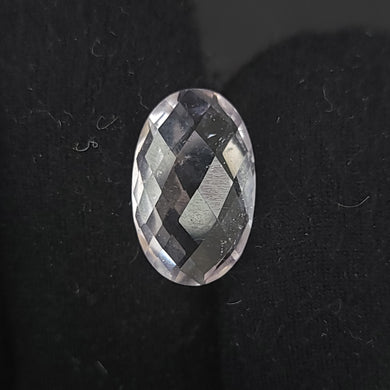 Double-Sided Morganite Facet. Oval. 4.4ct - The Crystal Connoisseurs