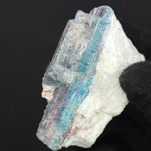 Load image into Gallery viewer, Paraiba Tourmaline in Matrix. 94g - Locale: Paraiba, Brazil. Weight: 94.14grams. Dimensions: 2.3 x 1.8 x 1.3in - The Crystal Connoisseurs
