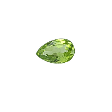Peridot Facet. Pear. 0.9ct - The Crystal Connoisseurs