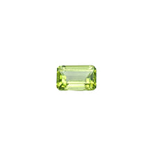 Load image into Gallery viewer, Peridot Facet. Rectangle. 0.65ct - The Crystal Connoisseurs
