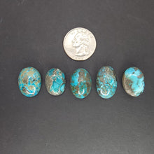 Load image into Gallery viewer, Persian Turquoise Cabochons. Lot #2 - The Crystal Connoisseurs
