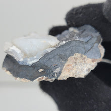 Load image into Gallery viewer, Psilomelane with Drusy Calcite - The Crystal Connoisseurs
