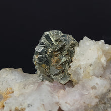 Load image into Gallery viewer, Pyrite Pseudomorph after Barite on Quartz. 228g - The Crystal Connoisseurs
