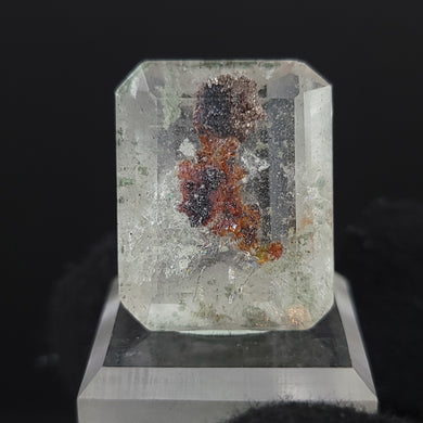 Brookite in Quartz. Facet, Rectangle. 36ct - The Crystal Connoisseurs