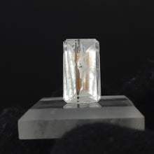 Load image into Gallery viewer, Brookite in Quartz. Facet, Rectangle. 5ct. - The Crystal Connoisseurs

