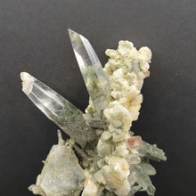 Load image into Gallery viewer, Chlorite Quartz with Sphene and Albite. - The Crystal Connoisseurs
