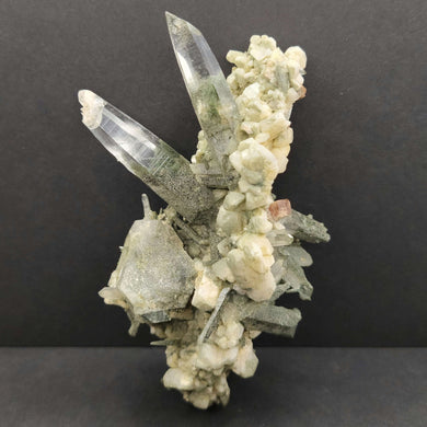 Chlorite Quartz with Sphene and Albite. - The Crystal Connoisseurs