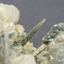 Load image into Gallery viewer, Chlorite Quartz with Sphene and Albite. - The Crystal Connoisseurs
