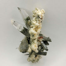 Load image into Gallery viewer, Chlorite Quartz with Sphene and Albite. - The Crystal Connoisseurs
