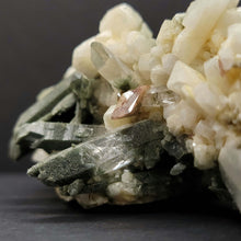 Load image into Gallery viewer, Chlorite Quartz with Sphene and Albite. - The Crystal Connoisseurs

