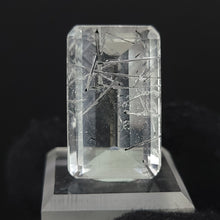 Load image into Gallery viewer, Rutilated Quartz. Facet, Rectangle. 34ct - The Crystal Connoisseurs
