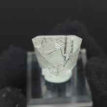 Load image into Gallery viewer, Rutilated Quartz. Facet, Rectangle. 34ct - The Crystal Connoisseurs
