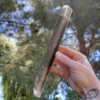 Selenite with Geothite Inclusions. 210g - The Crystal Connoisseurs