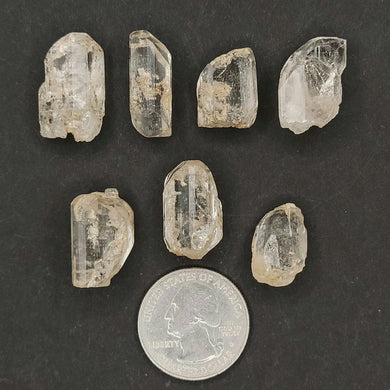 x7 Clear Topaz Crystals. - The Crystal Connoisseurs