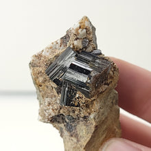 Load image into Gallery viewer, Vesuvianite on Matrix. 63.5g - The Crystal Connoisseurs
