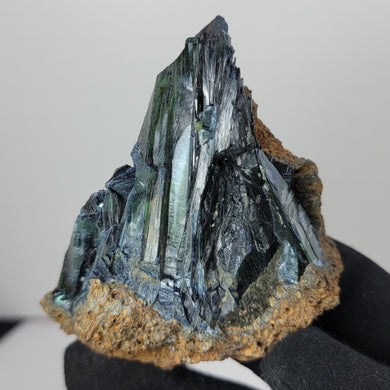 Bluish-Green Vivianite Cabinet Specimen. 191g - The Crystal Connoisseurs