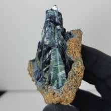 Load image into Gallery viewer, Bluish-Green Vivianite Cabinet Specimen. 191g - The Crystal Connoisseurs

