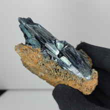 Load image into Gallery viewer, Bluish-Green Vivianite Cabinet Specimen. 191g - The Crystal Connoisseurs
