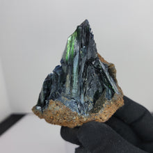 Load image into Gallery viewer, Bluish-Green Vivianite Cabinet Specimen. 191g - The Crystal Connoisseurs
