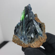 Load image into Gallery viewer, Bluish-Green Vivianite Cabinet Specimen. 191g - The Crystal Connoisseurs
