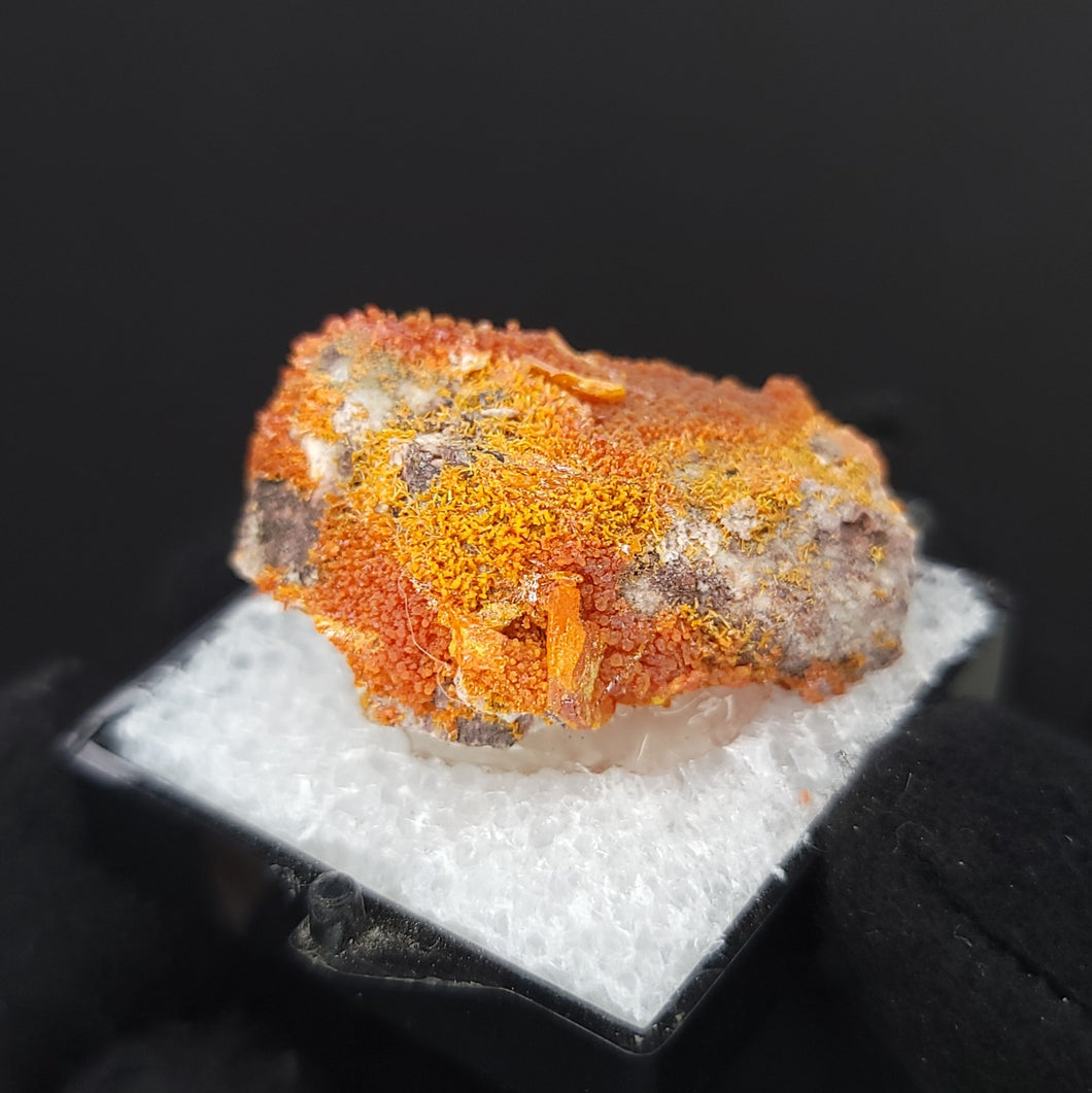 Wulfenite with Mimetite. Rowley Mine. - The Crystal Connoisseurs