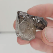 Load and play video in Gallery viewer, Double Terminated Smoky Quartz from Pakistan. 30g.
