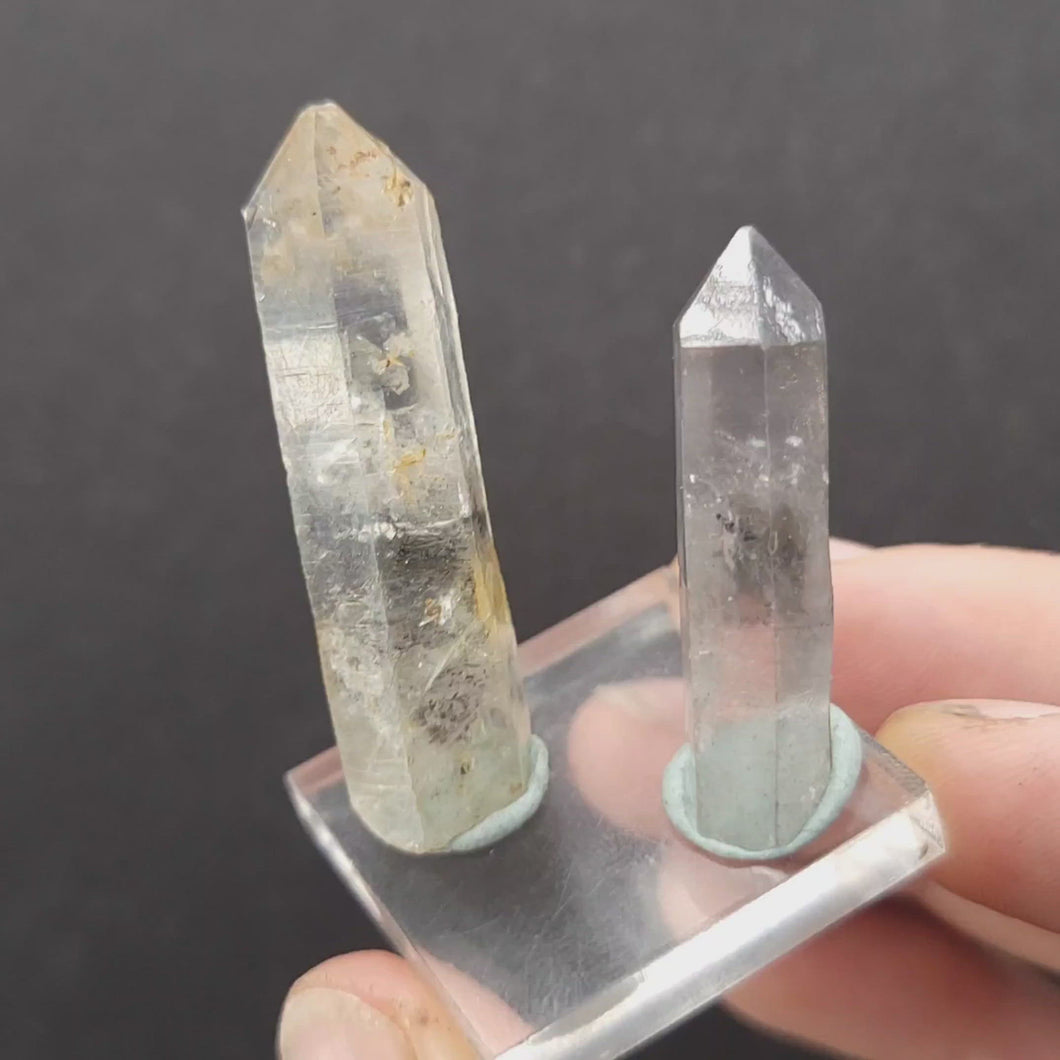 x2 Tibetan Quartz. 15g