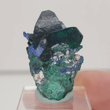 Load and play video in Gallery viewer, Malachite Pseudomorph after Azurite. Milpillas, Mexico.
