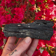 Load and play video in Gallery viewer, Schorl &quot;Black&quot; Tourmaline 11.3oz
