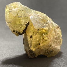 Load image into Gallery viewer, Yellow Fluorite with Pyrite - The Crystal Connoisseurs
