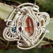 Load image into Gallery viewer, Lucid - Sterling Silver Wire Wrapped Pendant - The Crystal Connoisseurs
